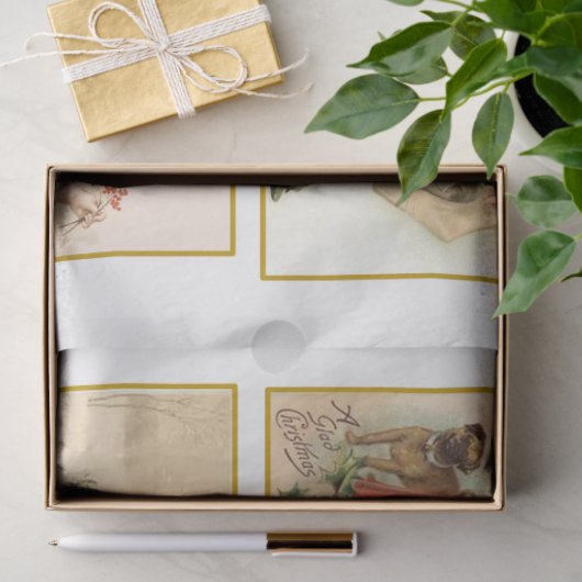 Ein Weihnachtszeitalter 8 Seidenpapier (Geschenk)