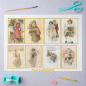 Ein Weihnachtszeitalter 8 Seidenpapier (Basteln)