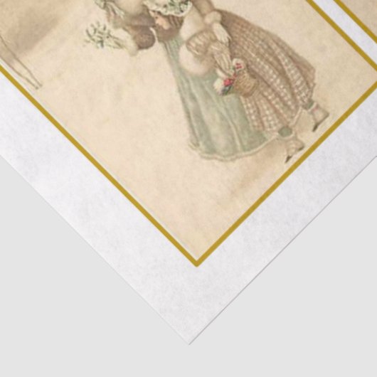 Ein Weihnachtszeitalter 8 Seidenpapier (Ausschnitt)