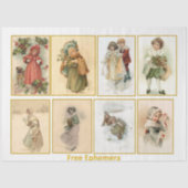 Ein Weihnachtszeitalter 8 Seidenpapier (Vorderseite)