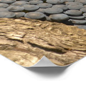 Ein Wein mit reifen Merlot Traubensorten - Schloss Poster (Ecke)