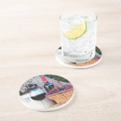 Ein Wein-Untersetzer Getränkeuntersetzer (Seite)