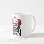 Ein weinendes Clowngesicht Kaffeetasse (VorderseiteRechts)