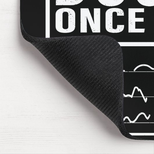 Ein weiser Arzt schrieb einmal - Funny Doctor Spri Mousepad (Ecke)