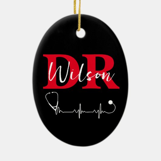 Ein weiser Arzt schrieb einmal Meme Funny Doctor Keramik Ornament (Hinten)