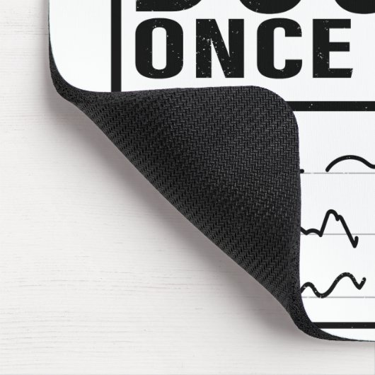 Ein weiser Arzt schrieb einmal Meme Funny Doctor Mousepad (Ecke)