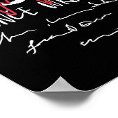 Ein weiser Doktor schrieb lustigen Text vom Arzt Poster (Ecke)