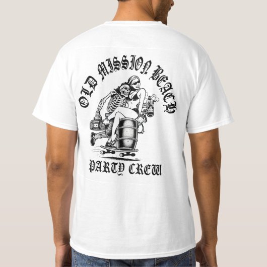 Ein Weiß MB-Wiedersehen-1302 T-Shirt (Rückseite)