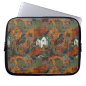Ein Weiß- und Herbstbaum Laptopschutzhülle (Vorderseite)