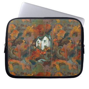 Ein Weiß- und Herbstbaum Laptopschutzhülle