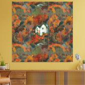 Ein Weiß- und Herbstbaum Leinwanddruck (Insitu (Wohnzimmer))