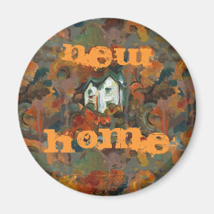 Ein Weiß- und Herbstbaum Magnet