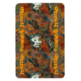 Ein Weiß- und Herbstbaum Magnet