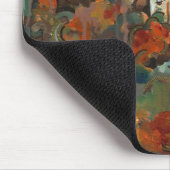 Ein Weiß- und Herbstbaum Mousepad (Ecke)