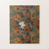 Ein Weiß- und Herbstbaum Puzzle (Vertikal)