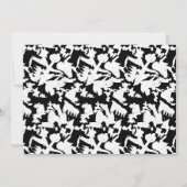 Ein weißer Ärmel mit einer subtilen Textur, wahrsc Dankeskarte (Rückseite)