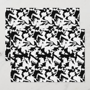 Ein weißer Ärmel mit einer subtilen Textur, wahrsc Dankeskarte