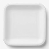 Ein weißer Ärmel mit einer subtilen Textur, wahrsc Pappteller (Vorderseite)