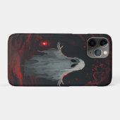 Ein weißer Geist, der eine rote Laterne mit rotem Case-Mate iPhone Hülle (Rückseite (Horizontal))