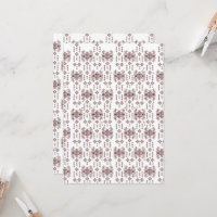 ein weißer Hintergrund mit rotem Muster