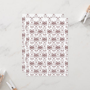 ein weißer Hintergrund mit rotem Muster Einladung