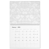 Ein weißer Hintergrund mit spielerischer Darstellu Kalender (Feb 2026)