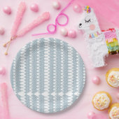 Ein weißer Hintergrund ohne andere sichtbare Eleme Pappteller (Party)