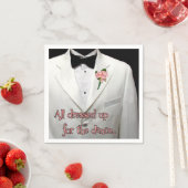 Ein weißer Sportwagen Serviette (Beispiel)