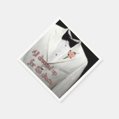 Ein weißer Sportwagen Serviette (Ecke)