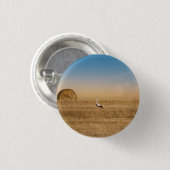 Ein weißer Storch Button (Vorne & Hinten)