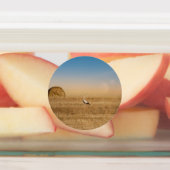 Ein weißer Storch Etiketten (Befestigt)