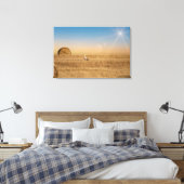 Ein weißer Storch Leinwanddruck (Insitu (Schlafzimmer))
