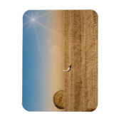 Ein weißer Storch Magnet (Vertikal)