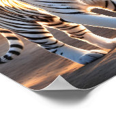 Ein weißer Tiger Poster (Ecke)