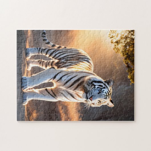 Ein weißer Tiger Puzzle (Horizontal)