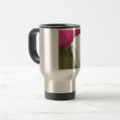 Ein weißer Tulip Reisebecher (Vorderseite Links)