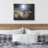 Ein weißer Zwergstar Leinwanddruck (Insitu (Schlafzimmer))