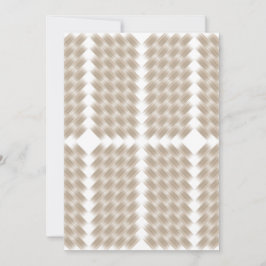 Ein weißes, gleichseitiges Dreieck, zentriert auf  Einladung