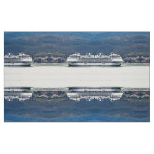 Ein weißes Kreuzschiff Stoff (Fat Quarter (45,7 x 55,9 cm))