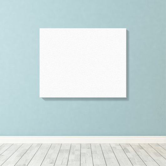 Ein weißes Quadrat, umgeben von einem schwarzen Ra Leinwanddruck (Insitu (Holzboden))