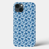 Ein weißes und blaues Beispiel für ein Telefon Case-Mate iPhone Hülle (Rückseite)