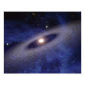 Ein weit entferntes Sonnensystem Fotodruck (Vorne)