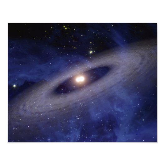 Ein weit entferntes Sonnensystem Fotodruck (Vorne)