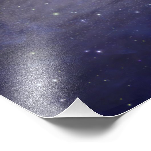 Ein weit entferntes Sonnensystem Fotodruck (Ecke)