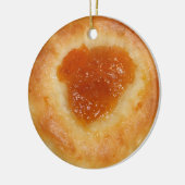 Ein weiterer Apricot Kolache-Ornament Keramik Ornament (Links)