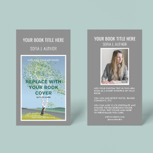 Ein weiterer Autor Buch Cover Werbeverlag Visitenkarte