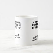 Ein weiterer christlicher Heuchler Becher Humor Kaffeetasse (Mittel)