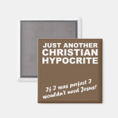 Ein weiterer Christlicher hypocritaler Kühlschrank Magnet (Vorderseite/Rückseite)