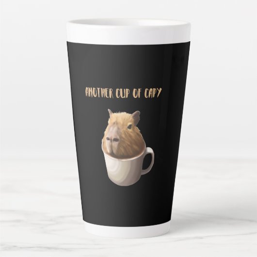 Ein weiterer Cup in Capybara mit Niedlicher Capyba Milchtasse (Vorderseite)