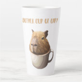 Ein weiterer Cup in Capybara mit Niedlicher Capyba Milchtasse (Vorderseite)